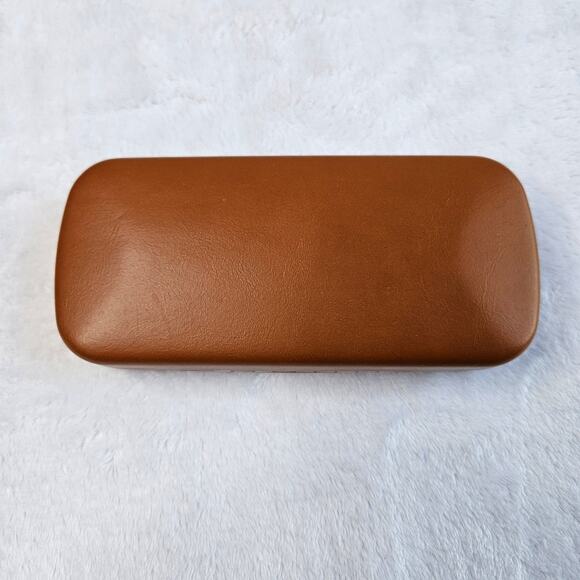 Fossil Hard Eyeglasses Case Blue Felt Lining Rectangular Glasses Holder. - Picture 2 of 4
